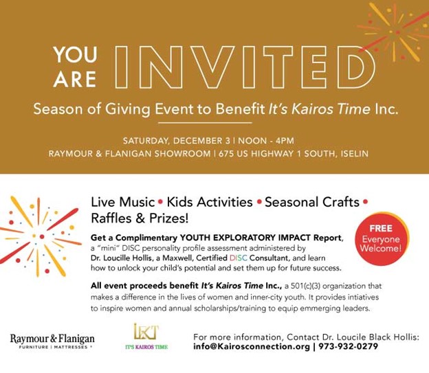 Season of Giving event invitation