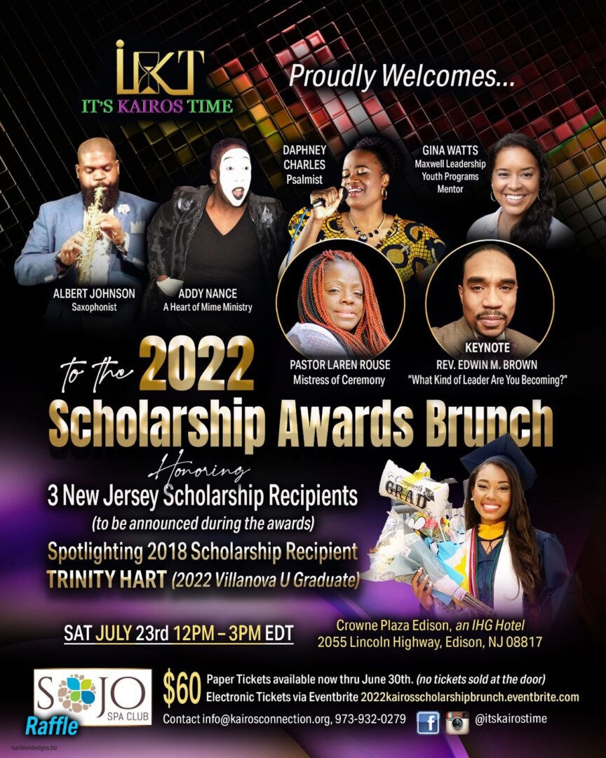 2022 Scholarship Awards brunch poster