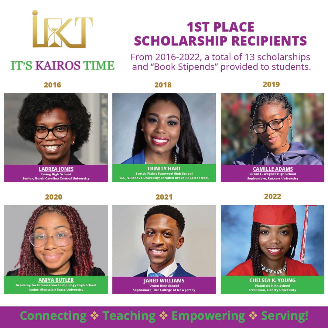 Scholarship Page - 1st place recipients